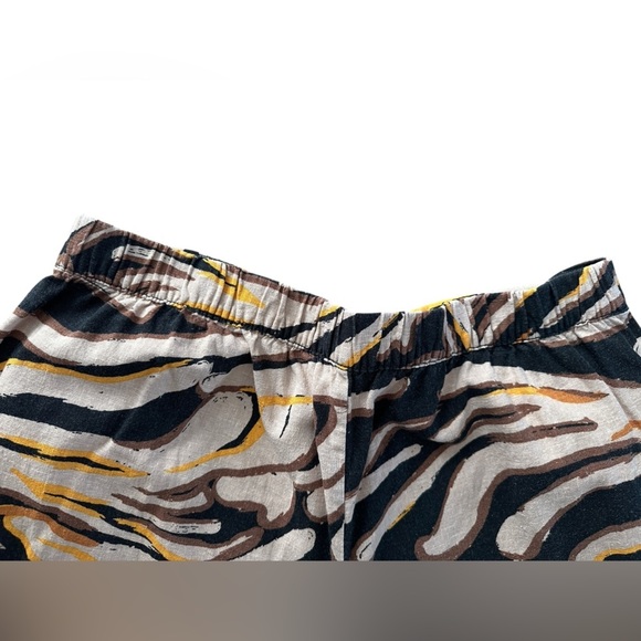 Cleo Linen-Blend Ankle Pants – Zebra Inspired Print – Size XL - Picture 9 of 9